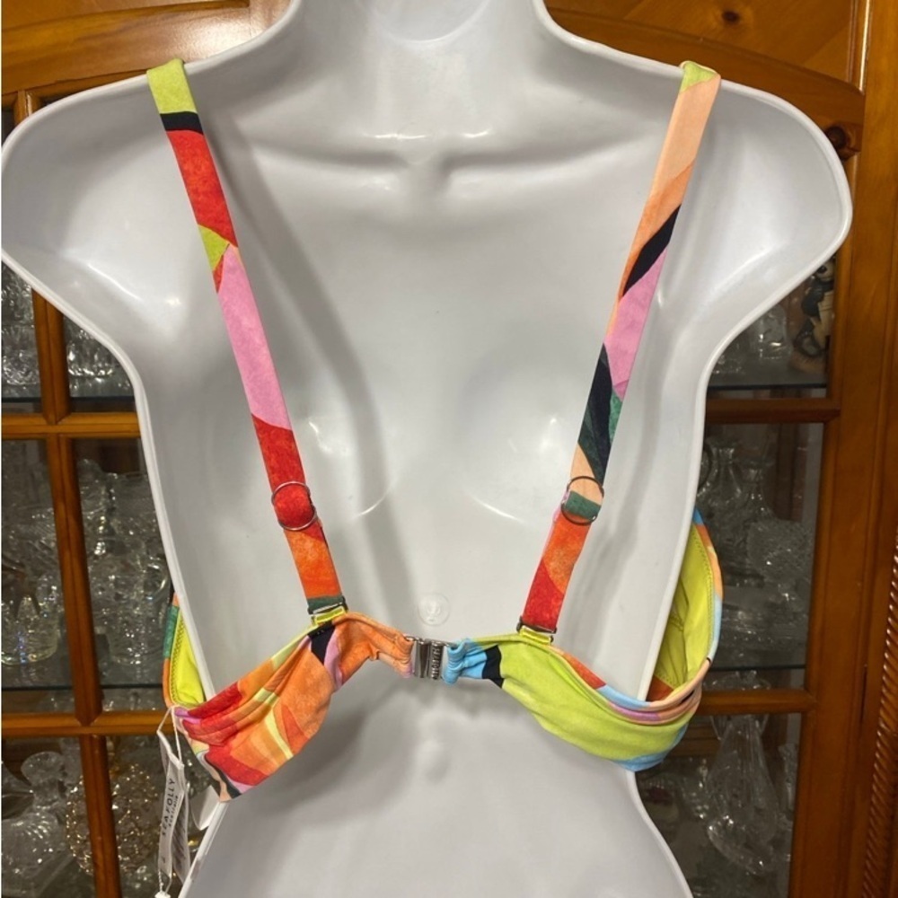 Seafolly Women's Tropfest Longline Triangle Bikini Top 12 - Picture 4 of 8
